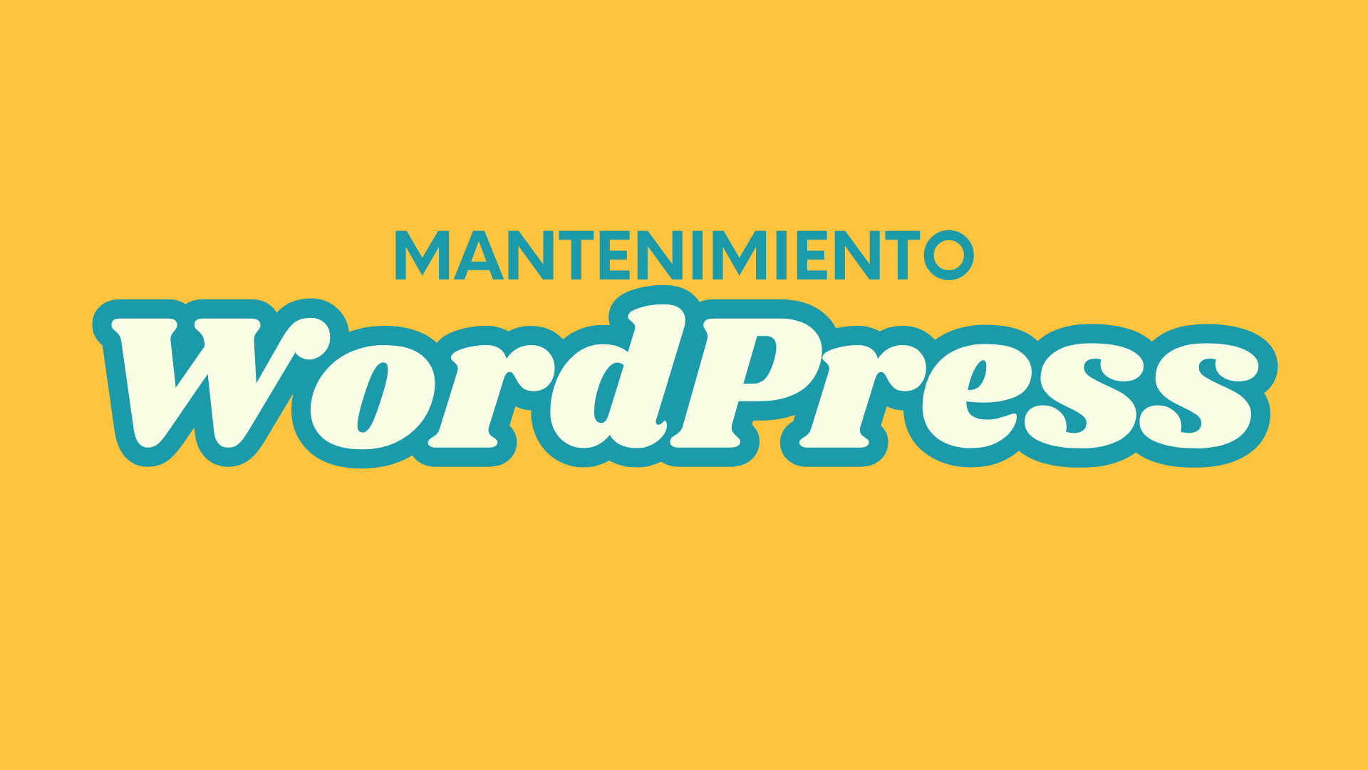 Imagen destacada para ilustrar el servicio de mantenimiento WordPress.